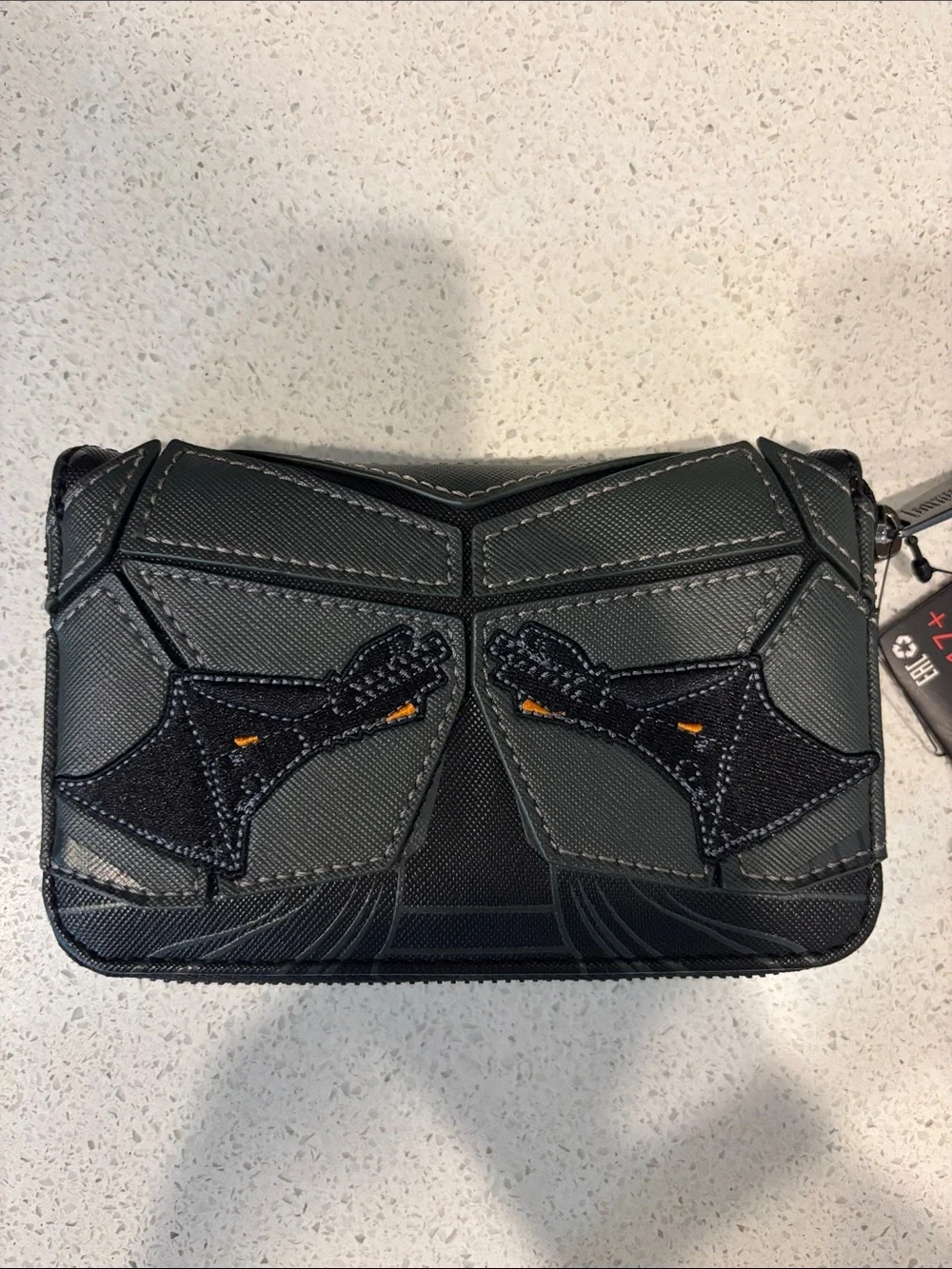 Loungefly Black and Dark Gray Batman Wallet NWT